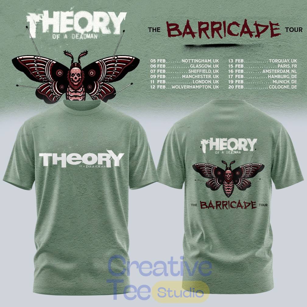 Theory of A Deadman The Barricade Tour 2026 Shirt