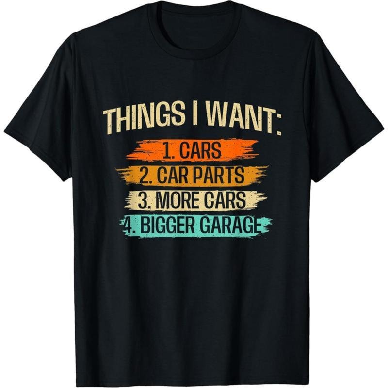 Things I Want - Car Parts Enthusiast Auto Mechanic Engine T-Shirt Hoodie, Sweatshirt | PodTeesHub.com