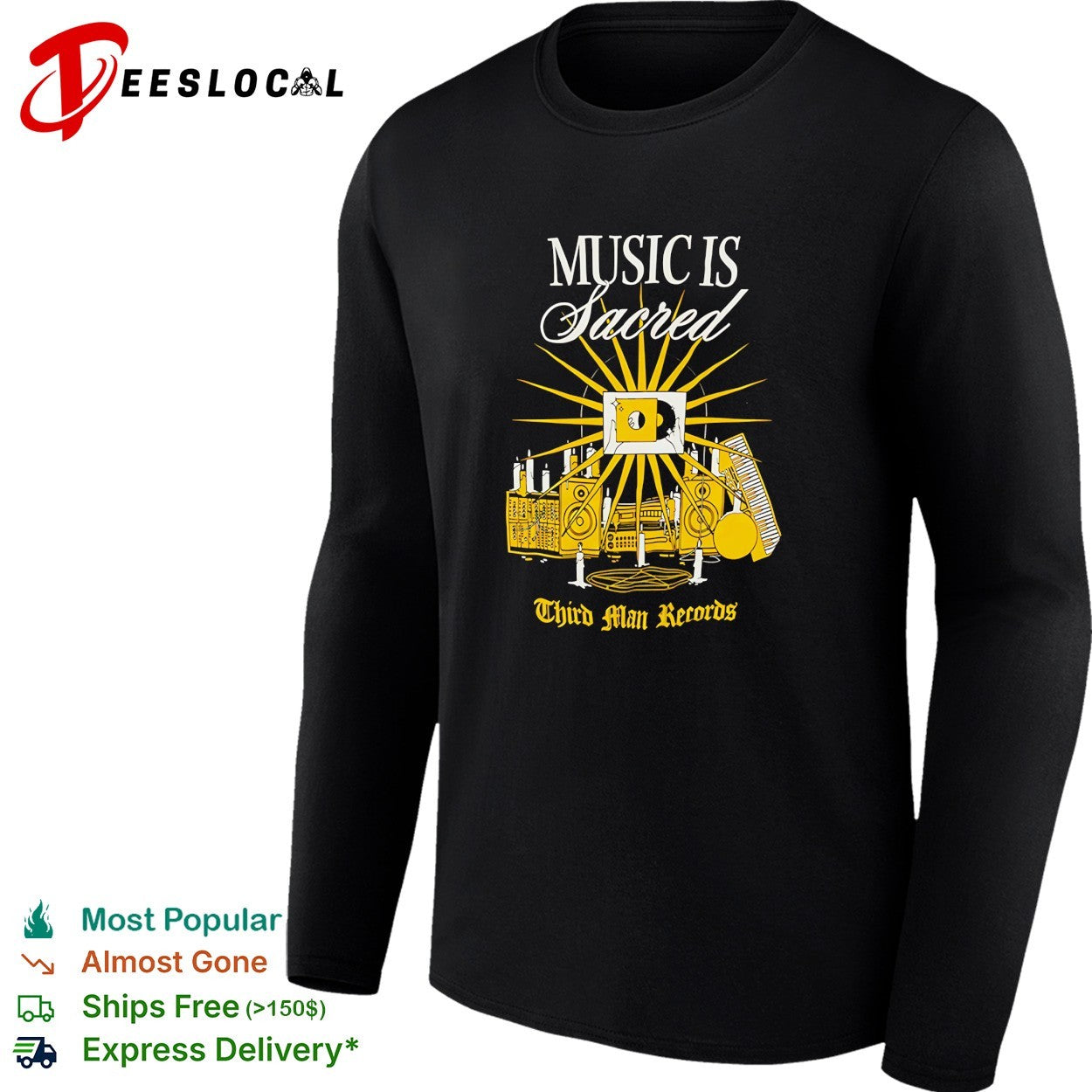 Third Man Records music is sacred graphic poster shirt
