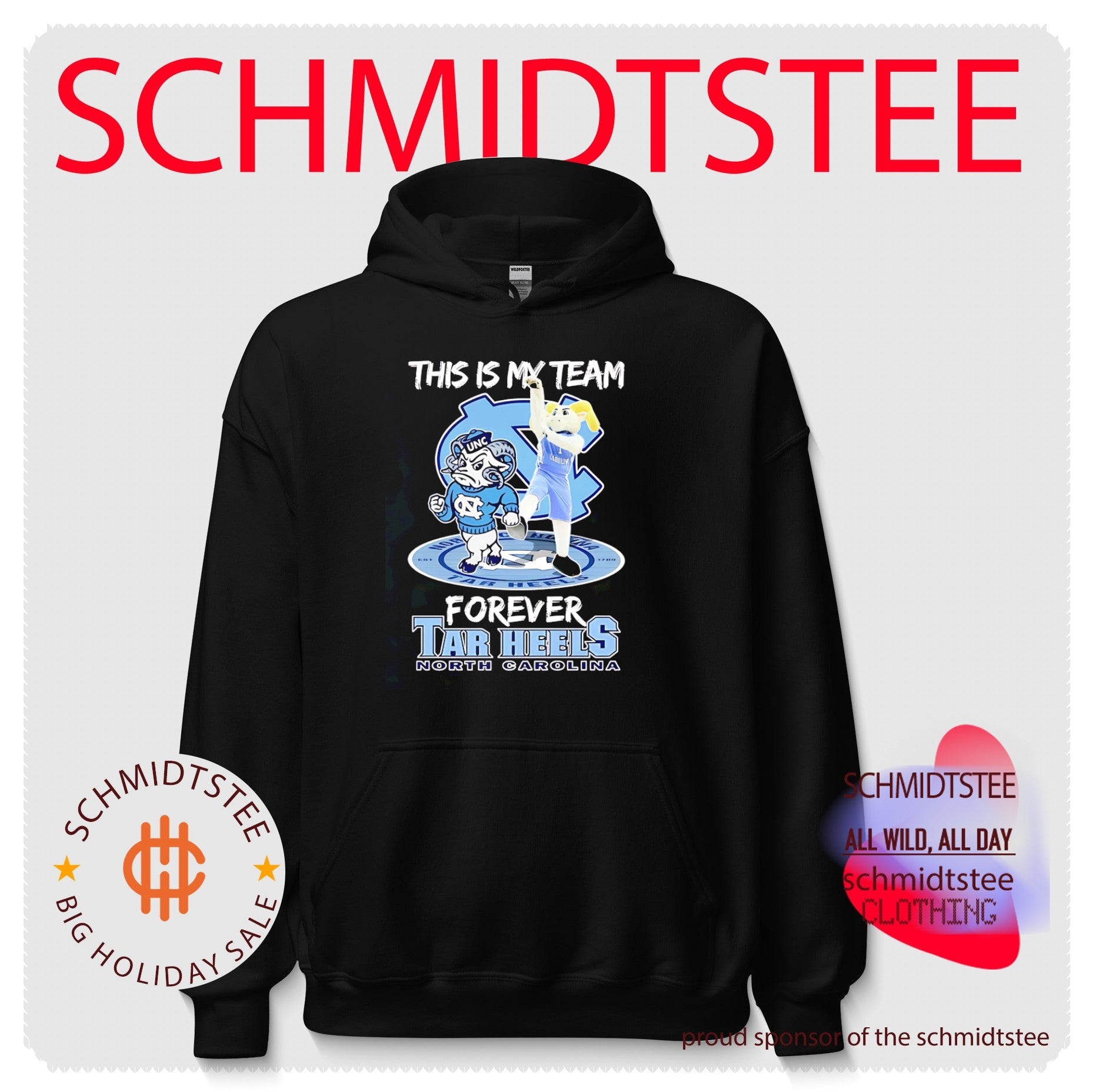 This is my team forever Tar Heels North Carolina mascot shirt