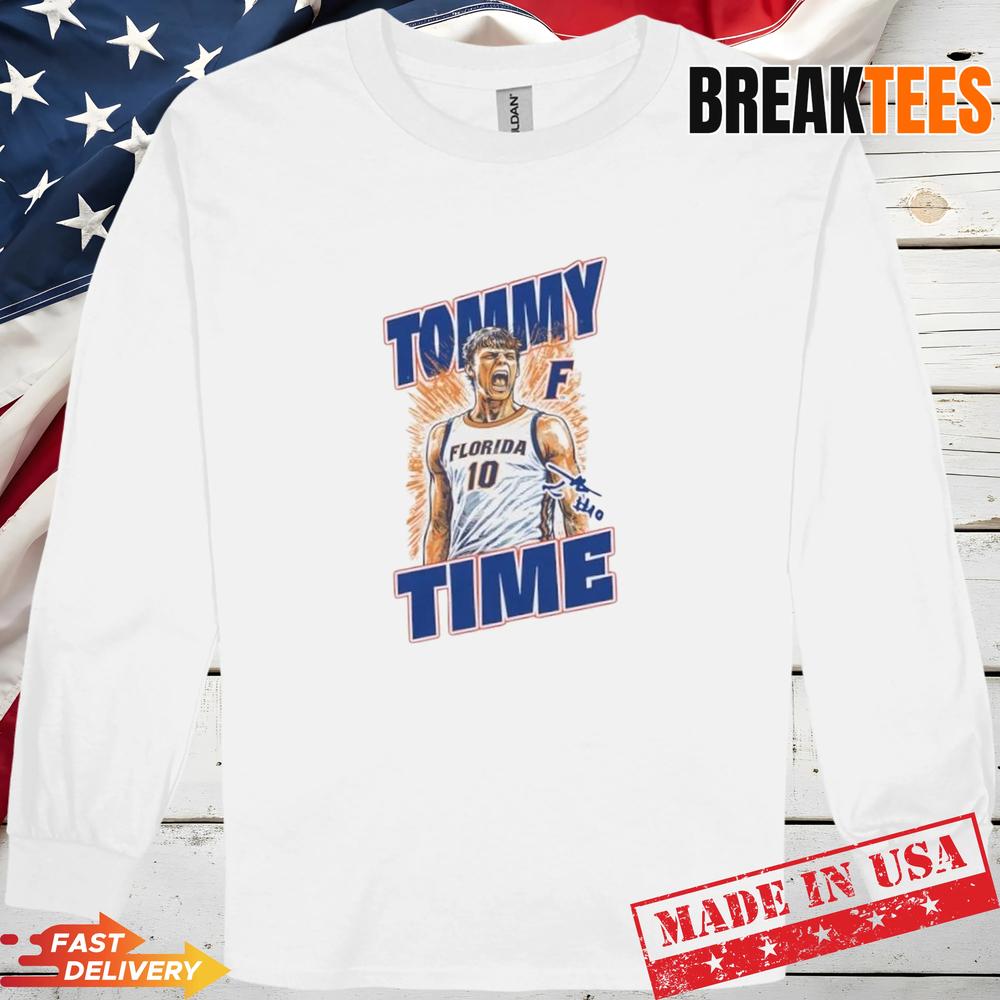 Thomas Haugh Florida Gators Basketball Signature T-Shirt