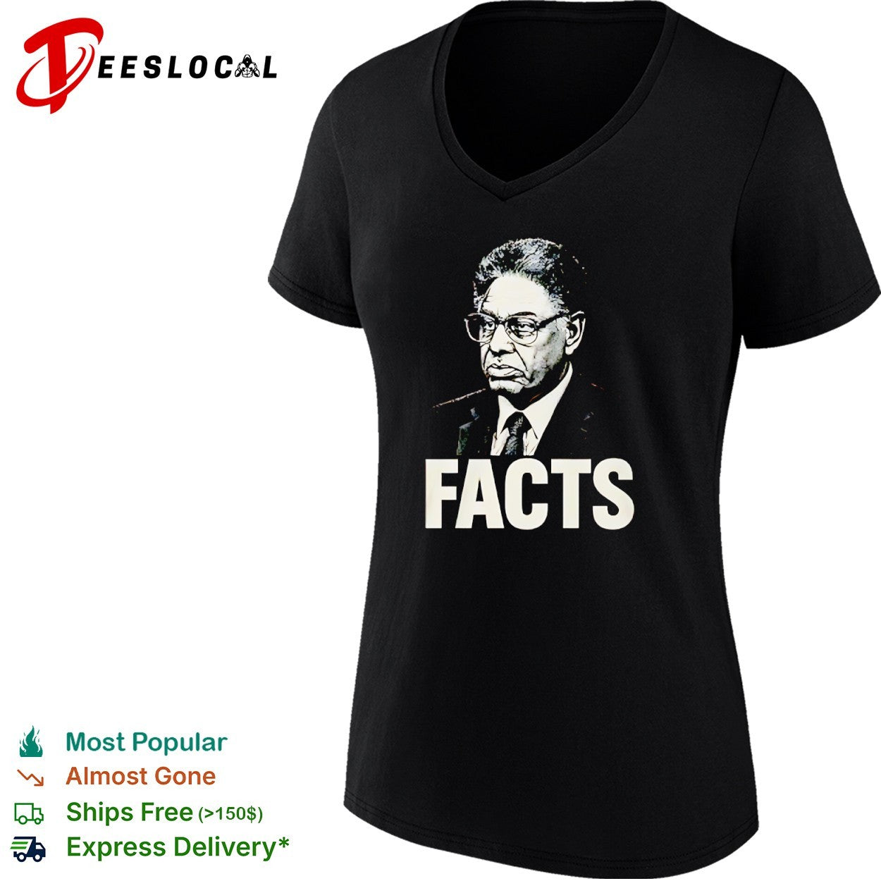Thomas Sowell Facts portrait shirt