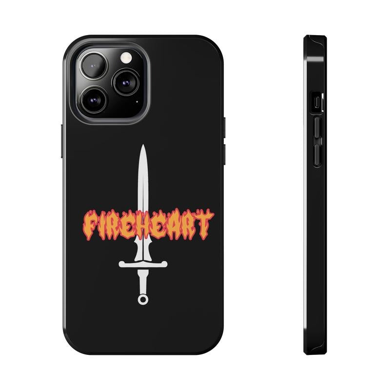Throne of Glass Phone Case - Fireheart Bookish Art Cover for iPhone 16 15 14 13 12 11 - Impact Resistant, Magnetic...