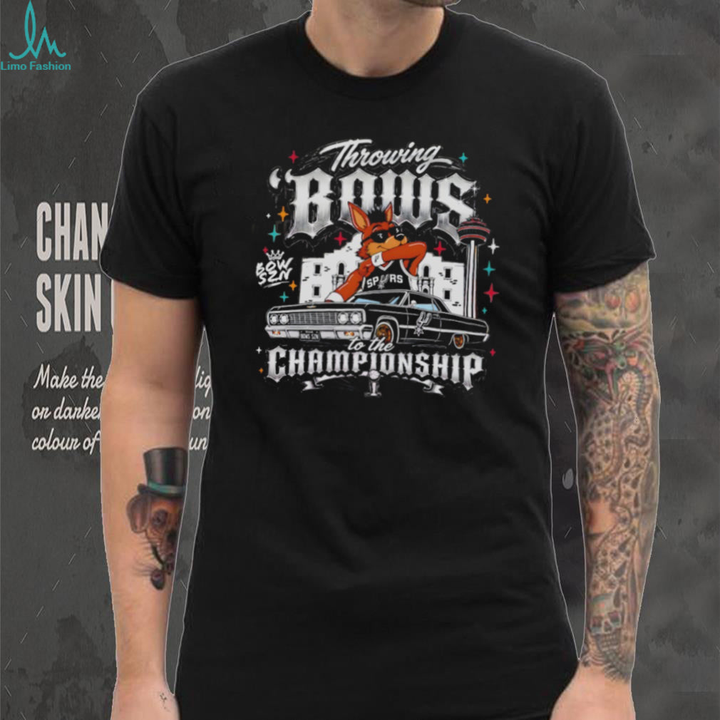 Throwing Bows Championship Mascot Retro Car T Shirt