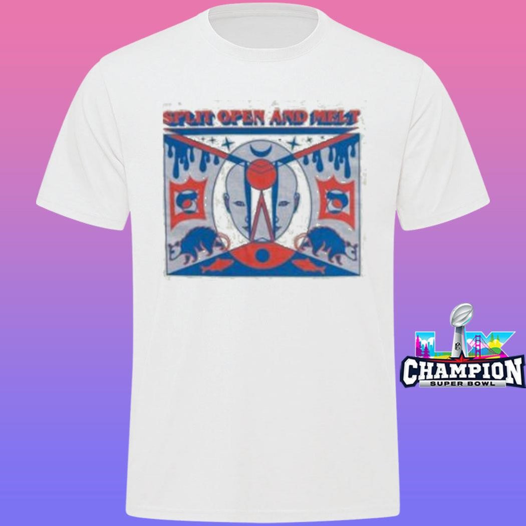 Thunder Shout Split Open And Melt Solid Shirt