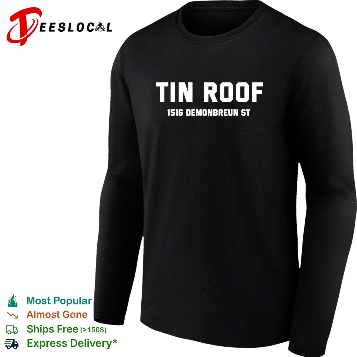 Tin Roof 1516 Demonbreun St Nashville bar shirt