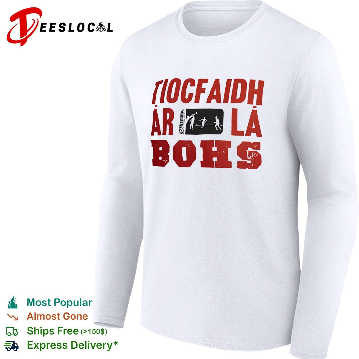 Tiocfaidh ar la Bohs soccer shirt