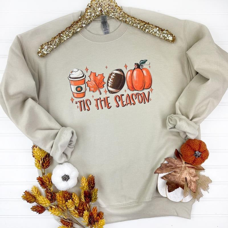Tis The Fall Season Sweatshirt *Final Sale* T-Shirts, Hoodie | PodTeesHub.com