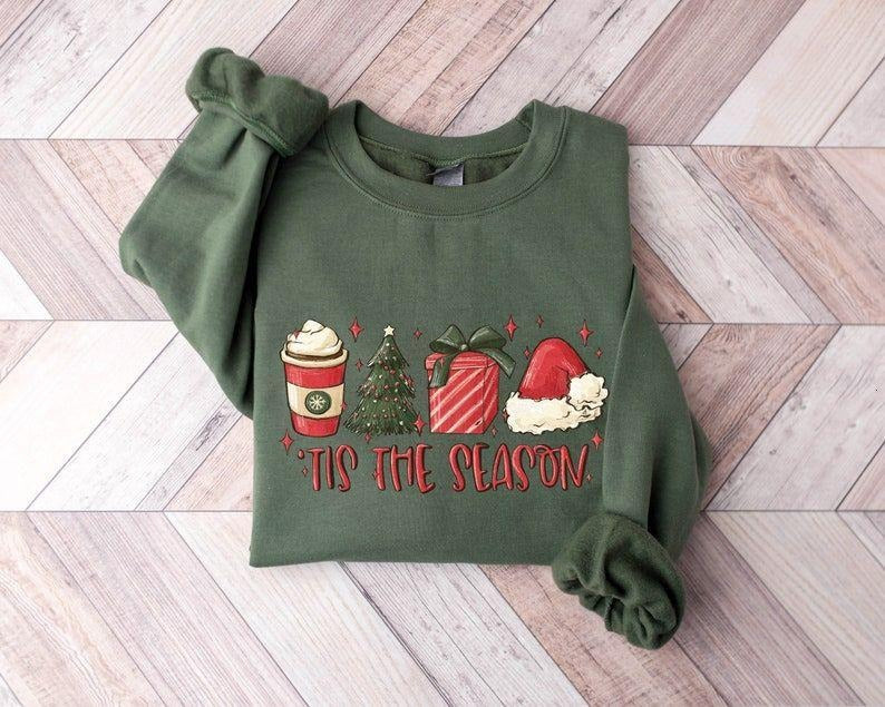 Tis The Season Sweatshirt, Christmas Tis The Season t-shirt, Merry Christmas Shirt, Christmas Sweatshirt, Cute Winter Hoodie