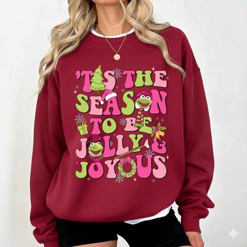 Tis The Season To Be Jolly And Joyous Shirt, Muppet Christmas Carol Sweatshirt, Christmas Gift For Lovers, Xmas Gift Hoodie