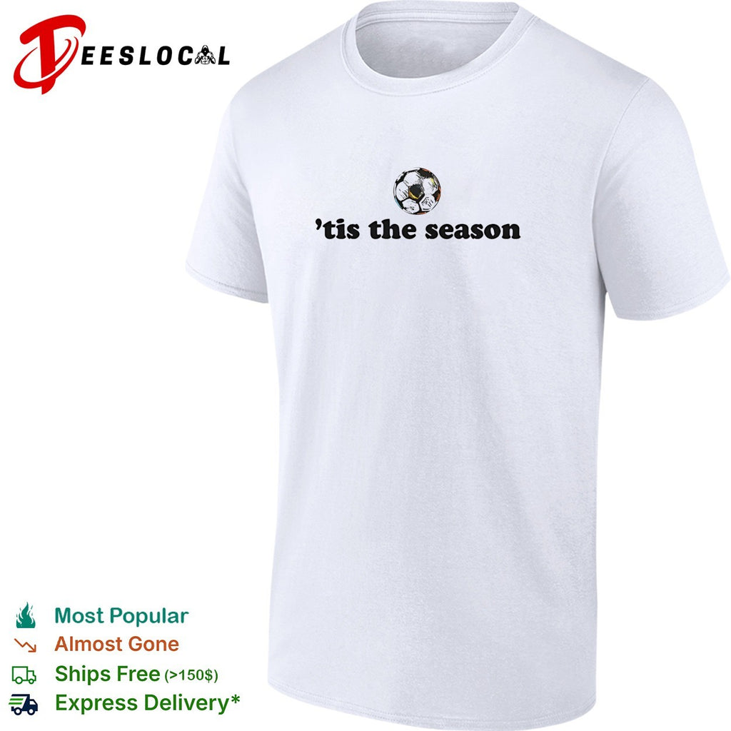 Tis the season soccer ball shirt
