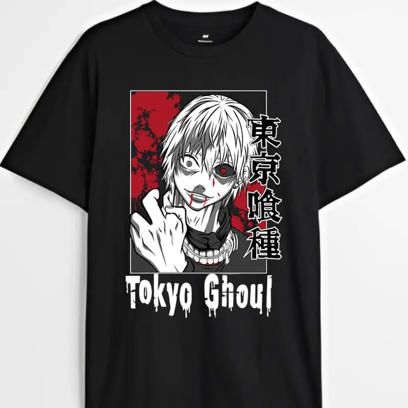 Tokyo Ghoul Anime T-shirt & Sweatshirt, Crazy Kaneki Ken Graphic Tee, Anime & Manga Lover Gifts Cotton Menswear Top...