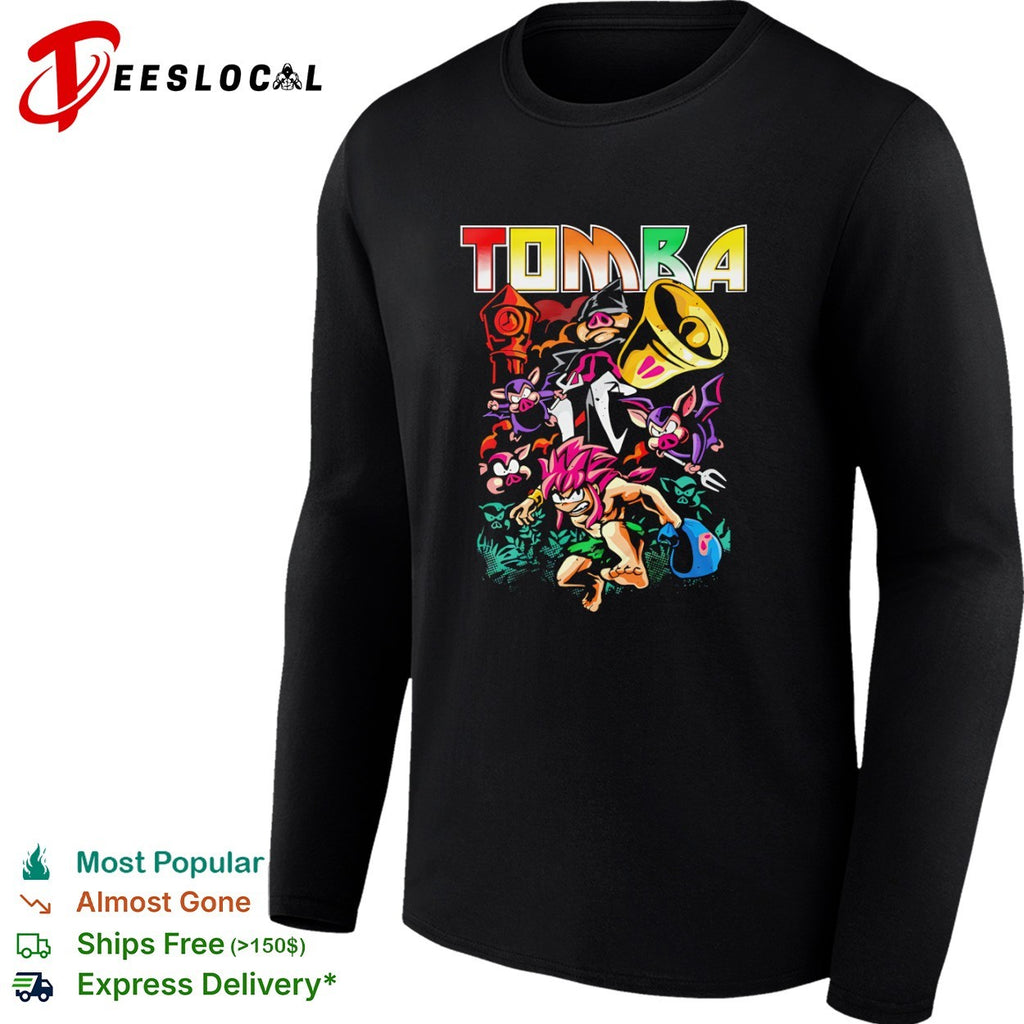 Tomba Retro PlayStation 1 Video Game shirt