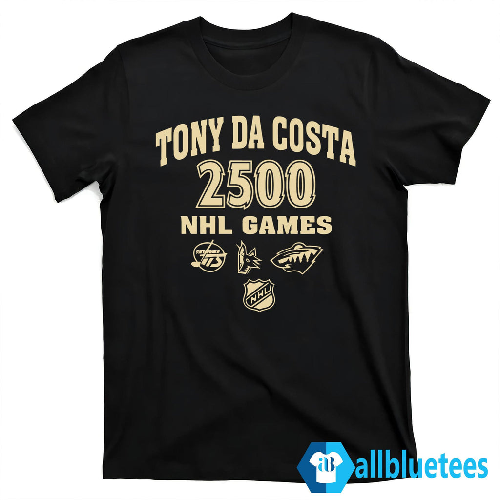 Tony Da Costa 2500 NHL Games Shirt