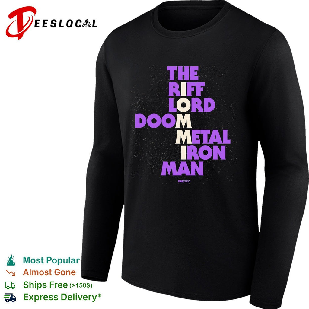 Tony Iommi the riff lord doom metal iron man shirt
