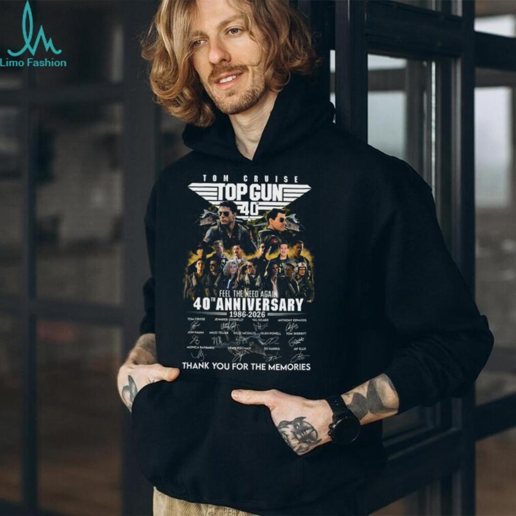 Gun 40th Anniversary Movie Cast Signatures Shirt