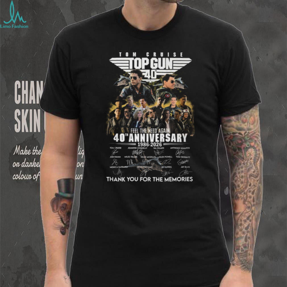 Gun 40th Anniversary Movie Tribute Cast Apparel T Shirt