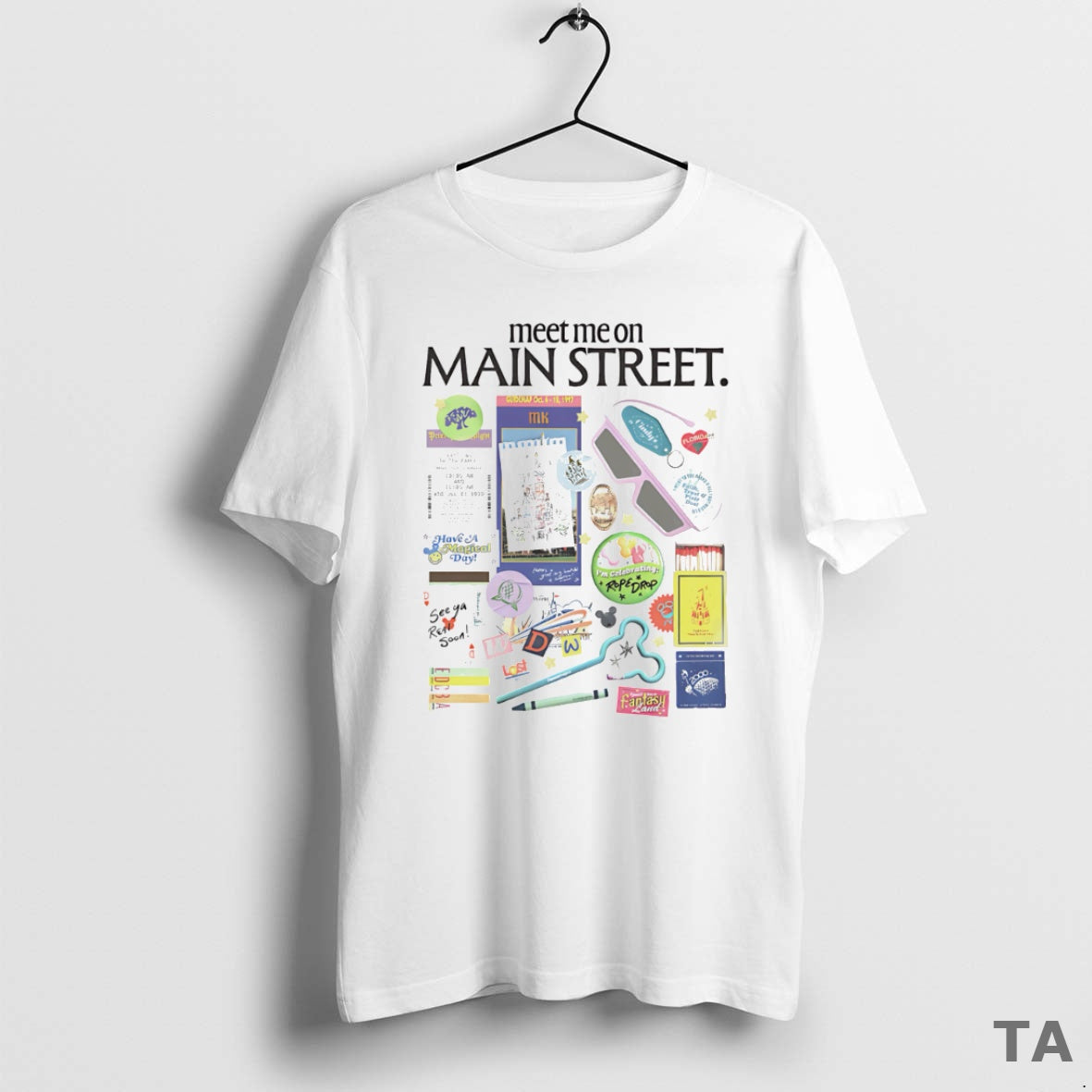 Top Meet Me On Main Street T Shirt Sweater Hoodie, Sweatshirt | PodTeesHub.com