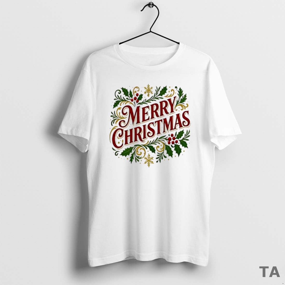Top Merry Christmas Cute Patterned Border T Shirt Sweater Hoodie, Sweatshirt | PodTeesHub.com