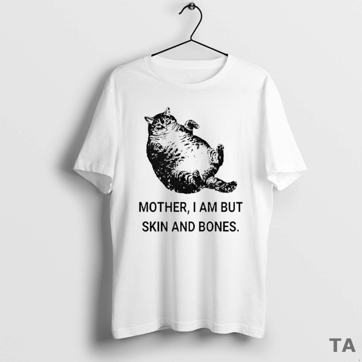 Top Mother I Am But Skin And Bones Cat Circle T Shirt Sweater Hoodie, Sweatshirt | PodTeesHub.com