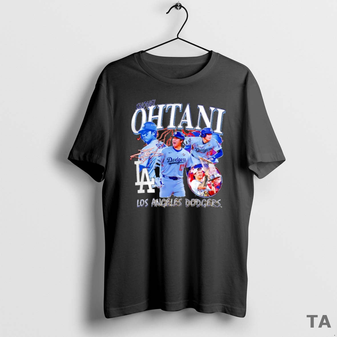 Top Shohei Ohtani Player Los Angeles Dodgers Mlb Signature T Shirt Sweater Hoodie, Sweatshirt | PodTeesHub.com