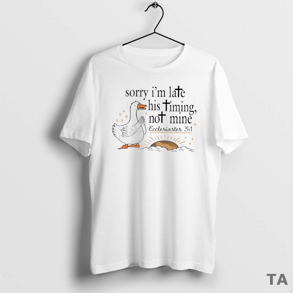 Top Sorry Im Late His Timing Not Mine Circle T Shirt Sweater Hoodie, Sweatshirt | PodTeesHub.com
