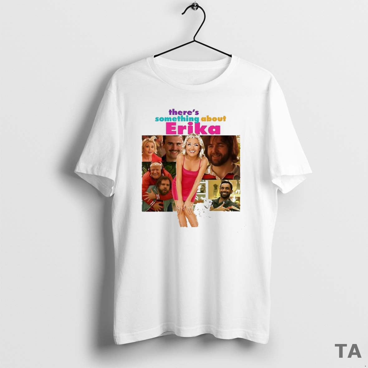 Top Theres Something About Erika Kirk Caricature T Shirt Sweater Hoodie, Sweatshirt | PodTeesHub.com