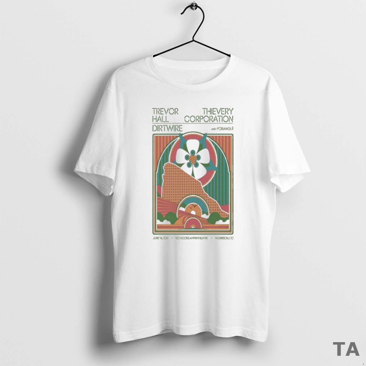 Top Trevor Hall With Thievery Corporation And Dirtwire Jun 14 2026 In Morrison Co T-Shirts, Hoodie, Sweatshirt