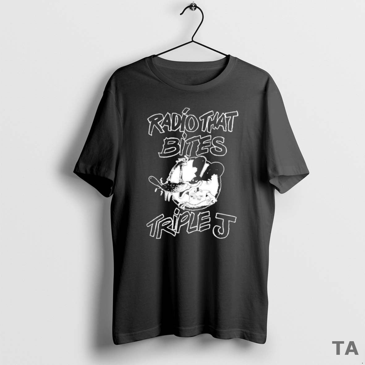 Top Triple J 50 Years Radio That Bites Rat T Shirt Sweater Hoodie, Sweatshirt | PodTeesHub.com