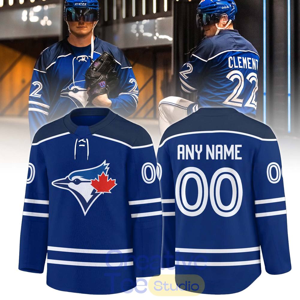 Toronto Blue Jays “Ern Dog” Appreciation Day Custom Hockey Jersey