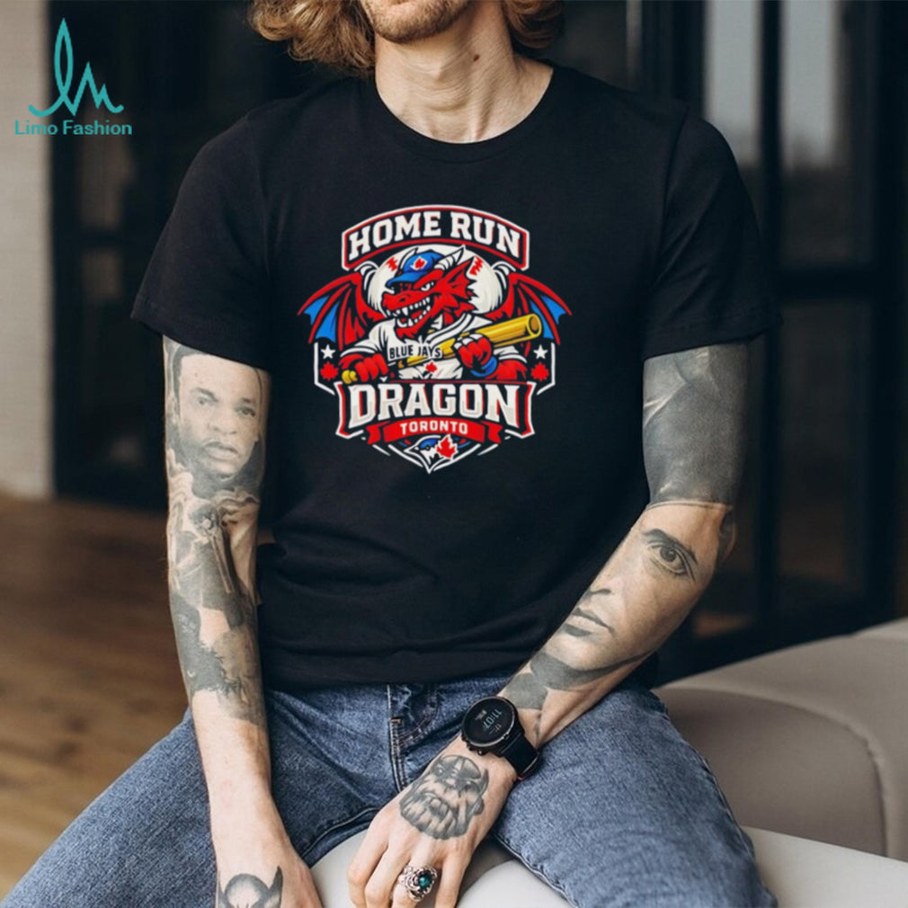 Toronto Blue Jays Home Run Dragon Royal Blue Mascot shirt