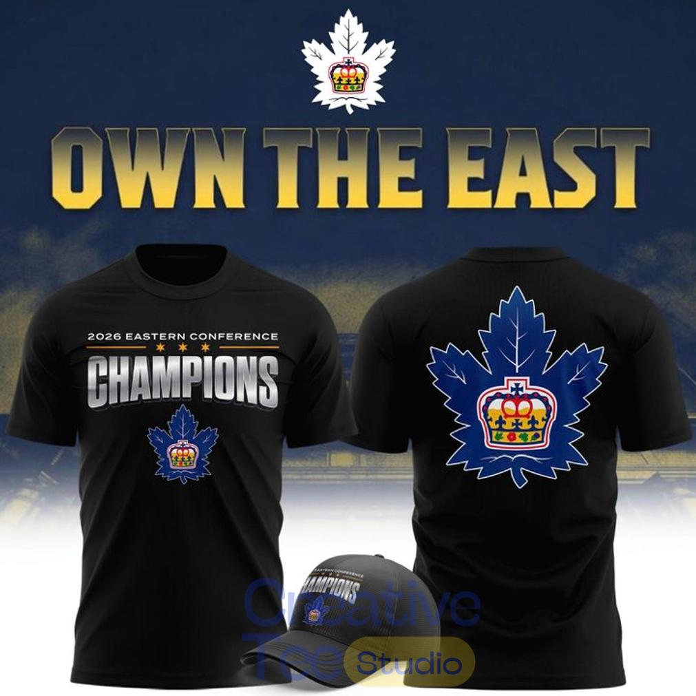 Toronto Marlies 2026 Eastern Conference Champions Black T-Shirt