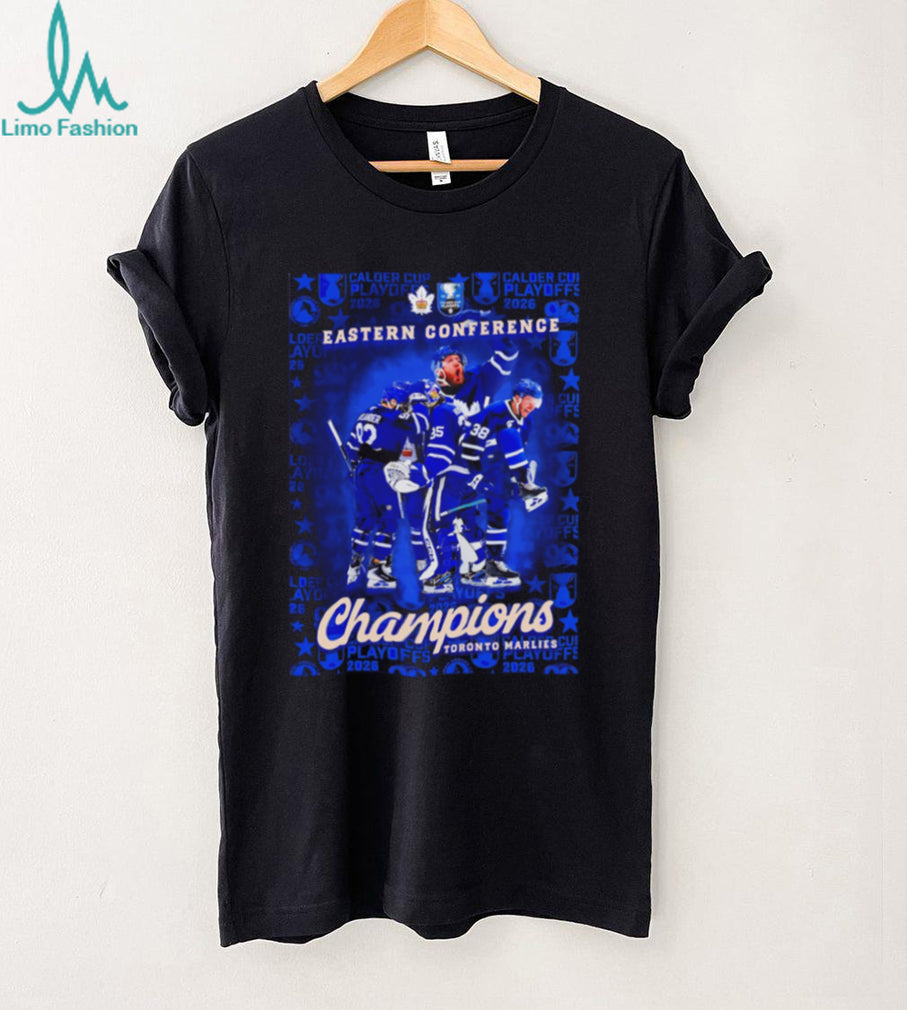 Toronto Marlies 2026 Eastern Conference Champions celebrating victory shirt