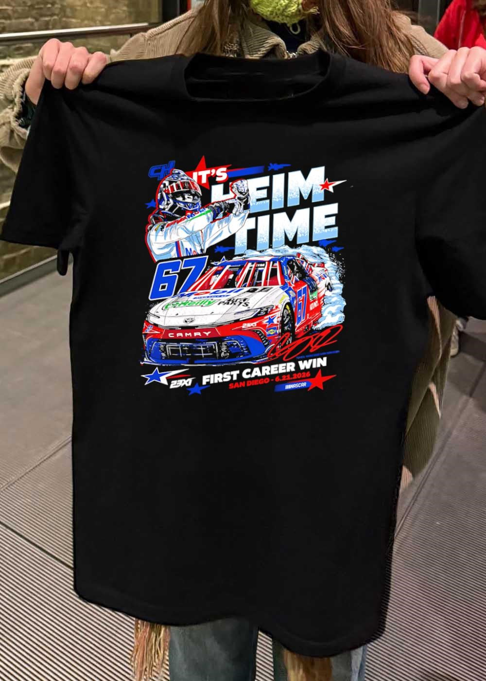 Toyota Marks Used with Permission It Is Heim Time First Career Win San Diego shirt