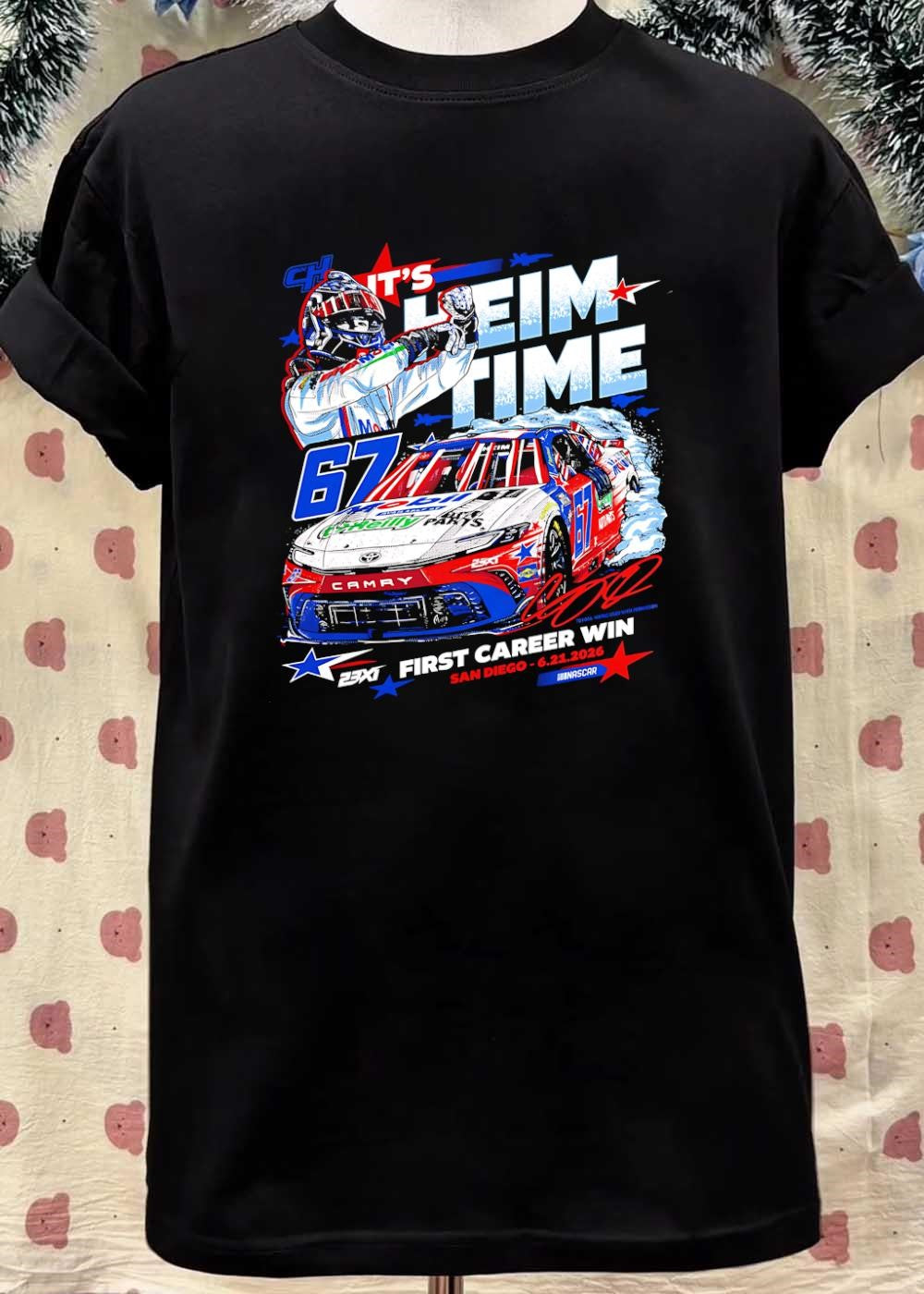 Toyota Marks Used with Permission It Is Heim Time First Career Win San Diego shirt