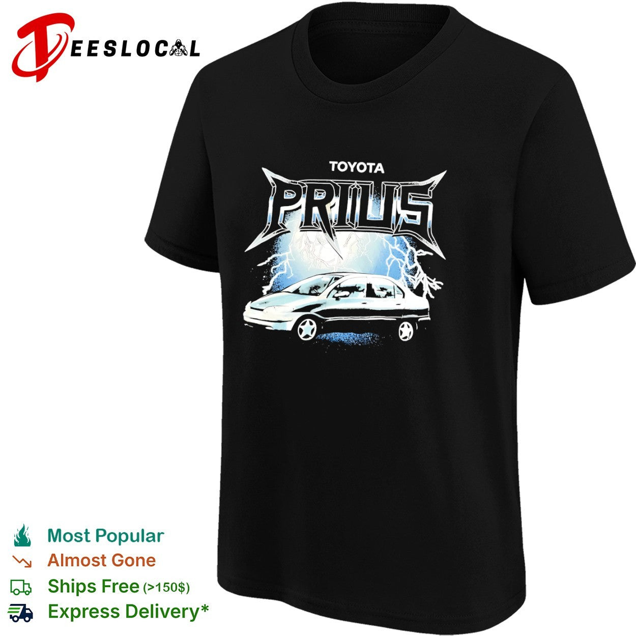 Toyota Prius Metal Lightning shirt
