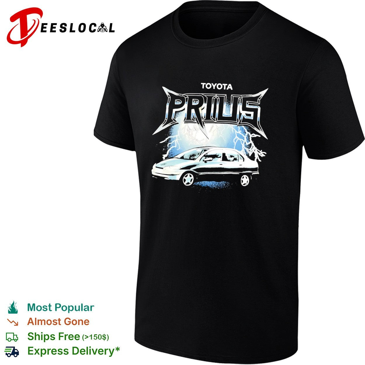 Toyota Prius Metal Lightning shirt