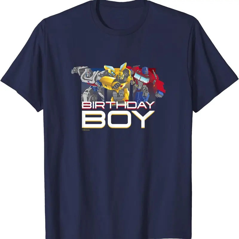 Transformers Birthday Boy Main Characters Group Shot Poster T-Shirt Hoodie, Sweatshirt | PodTeesHub.com