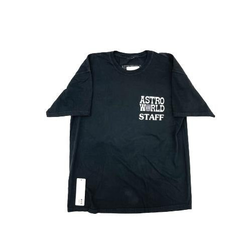 Travis Scott Astroworld Staff Tee Black (83665-118) Men's Size M-L Hoodie, Sweatshirt | PodTeesHub.com