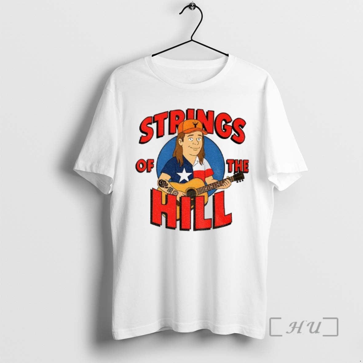 Trending Billy Strings Cartoon Strings Of The Hill T-Shirts, Hoodie, Sweatshirt | PodTeesHub.com