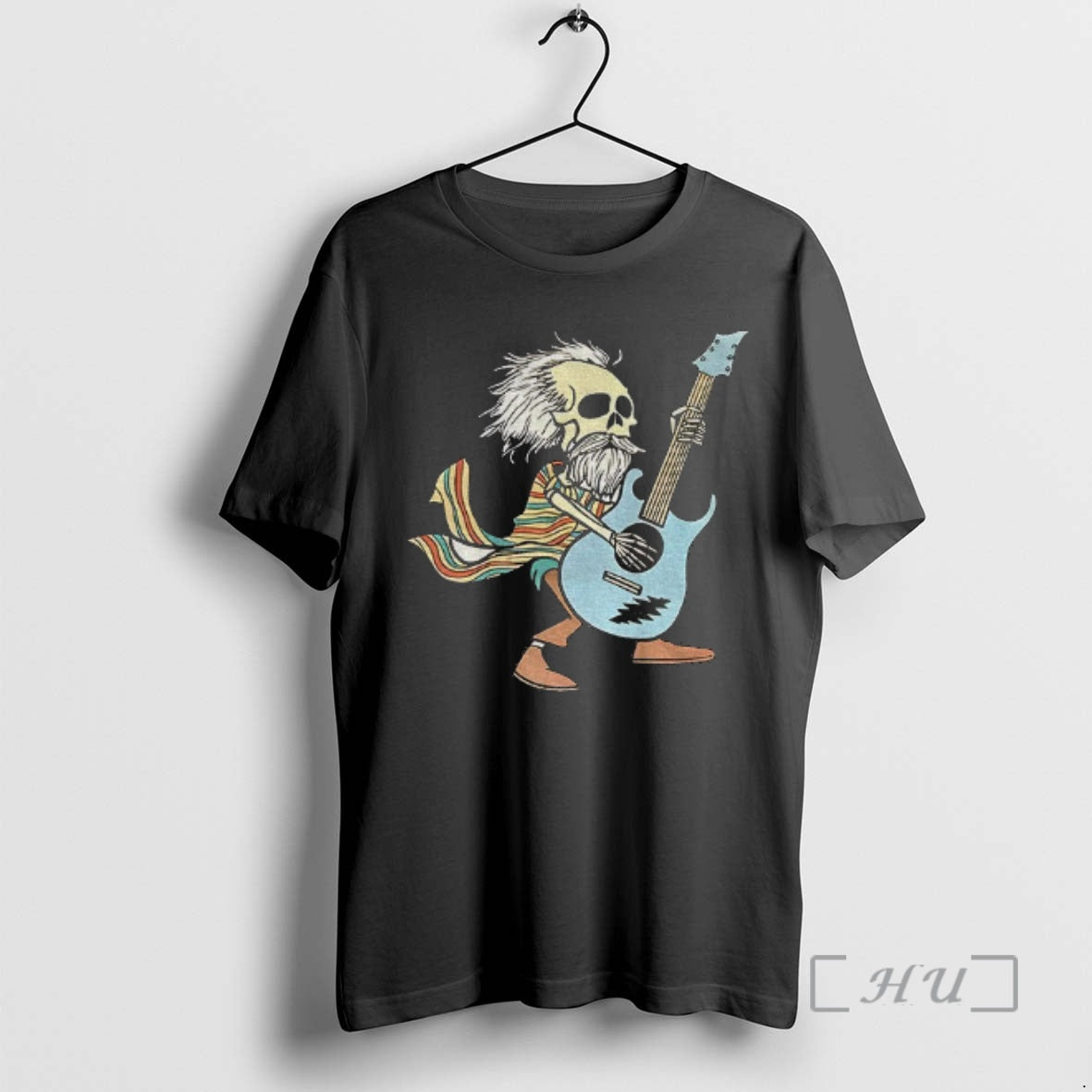 Trending Bob Weir Skeleton Playing Guitar Grateful Dead T-Shirts, Hoodie, Sweatshirt | PodTeesHub.com