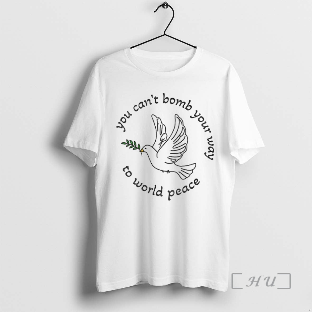 Trending Bombs For World Peace You Cant Bomb Your Way To World Peace Premium T-Shirts, Hoodie, Sweatshirt | PodTeesHub.com
