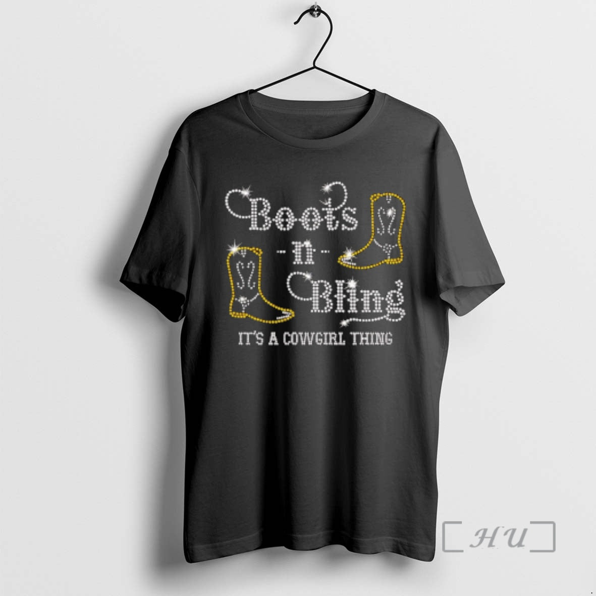 Trending Boots N Bling Its A Cowgirl Thing T-Shirts, Hoodie, Sweatshirt | PodTeesHub.com
