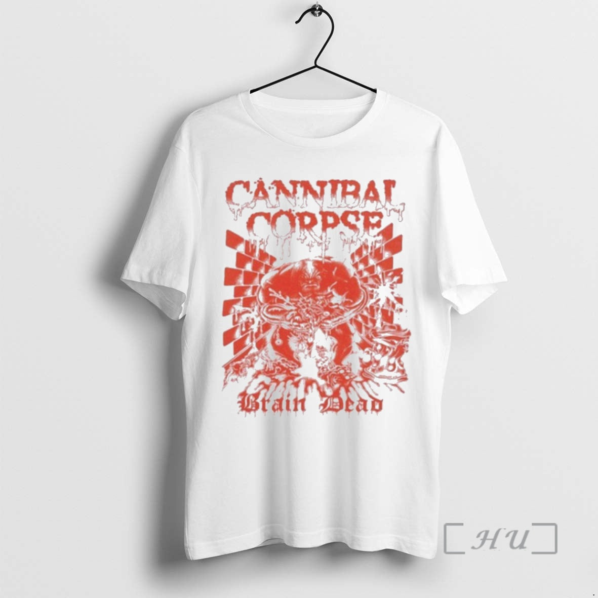 Trending Brain Dead X Cannibal Corpse Splatter Brain T-Shirts, Hoodie, Sweatshirt | PodTeesHub.com