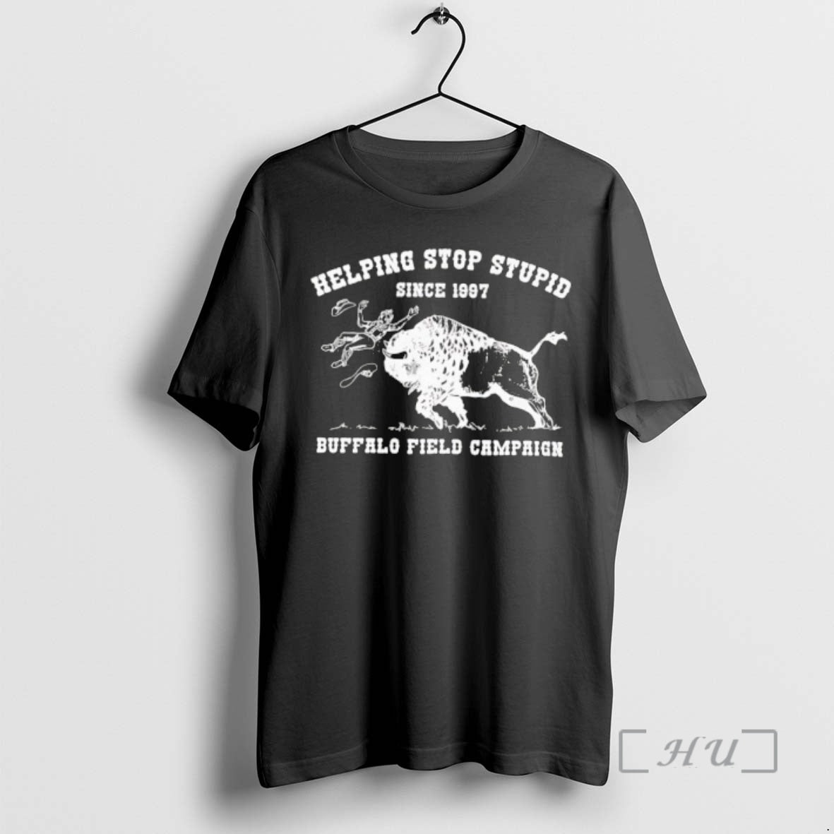Trending Buffalo Field Campaign Helping Stop Stupid Since 1977 T-Shirts, Hoodie, Sweatshirt | PodTeesHub.com