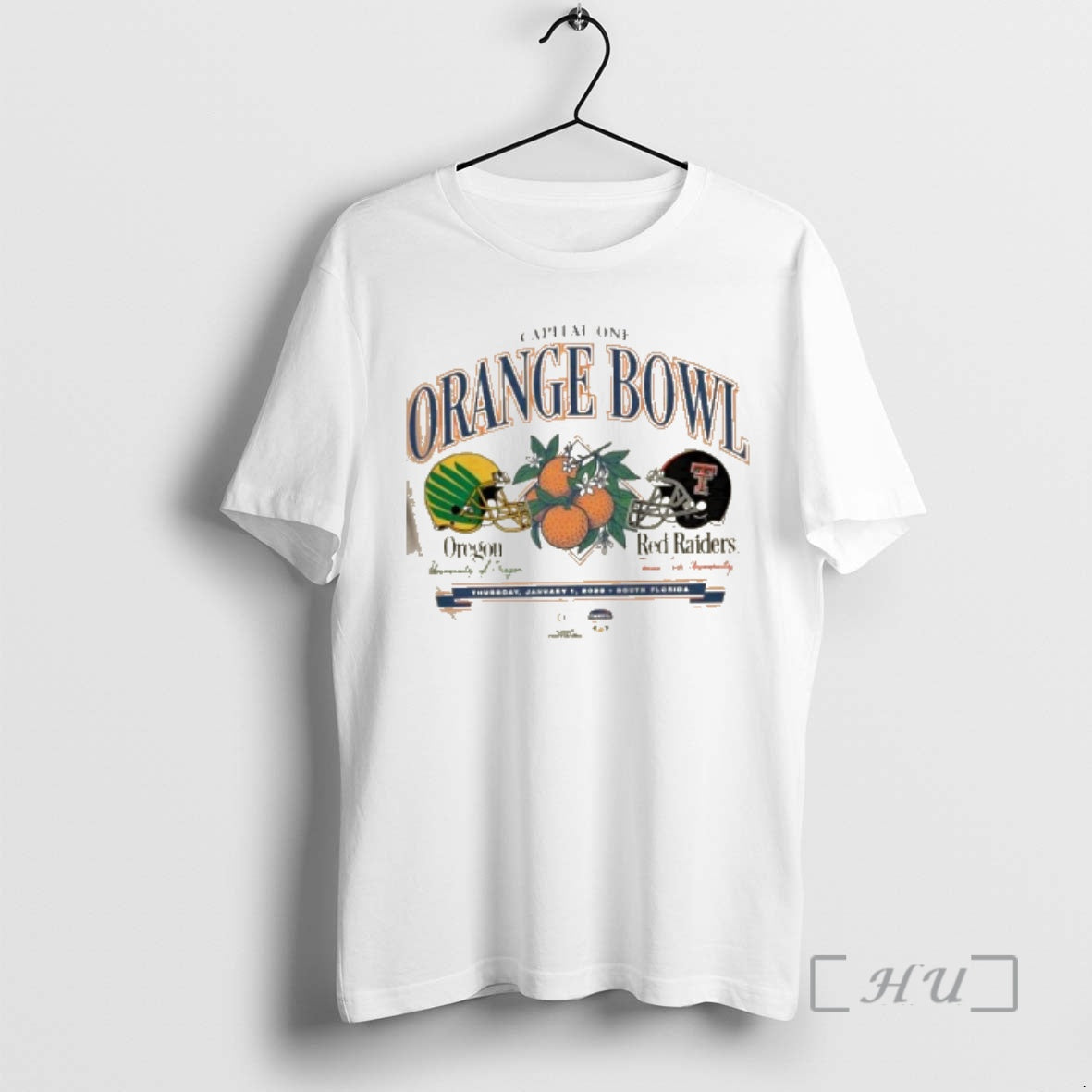 Trending Capital One Orange Bowl Oregon Ducks Vs Texas Tech Red Raiders 2026 Thursday January T-Shirts, Hoodie, Sweatshirt