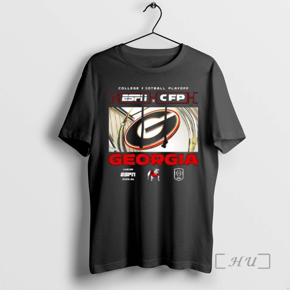 Trending Espn X Cfp Georgia 2025 2026 College Football Playoff T-Shirts, Hoodie, Sweatshirt | PodTeesHub.com