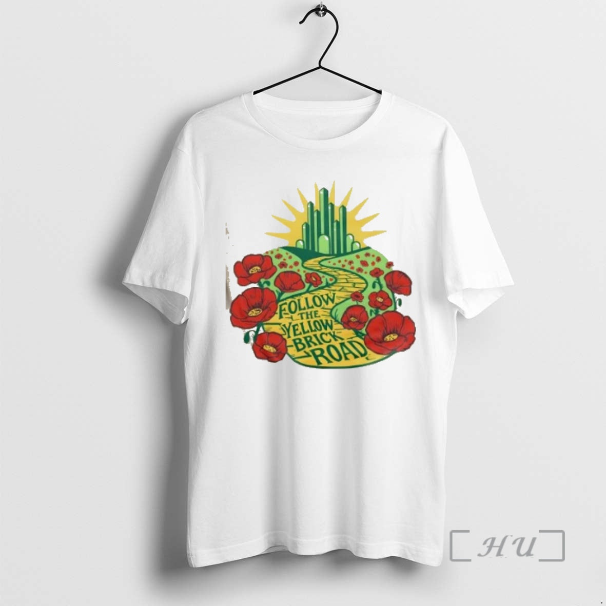 Trending Follow The Yellow Brick Road T-Shirts, Hoodie, Sweatshirt | PodTeesHub.com