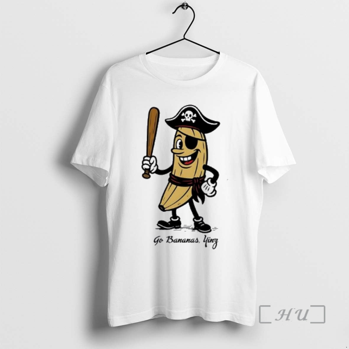 Trending Go Bananas Yinz Cute Funny Baseball T-Shirts, Hoodie, Sweatshirt | PodTeesHub.com