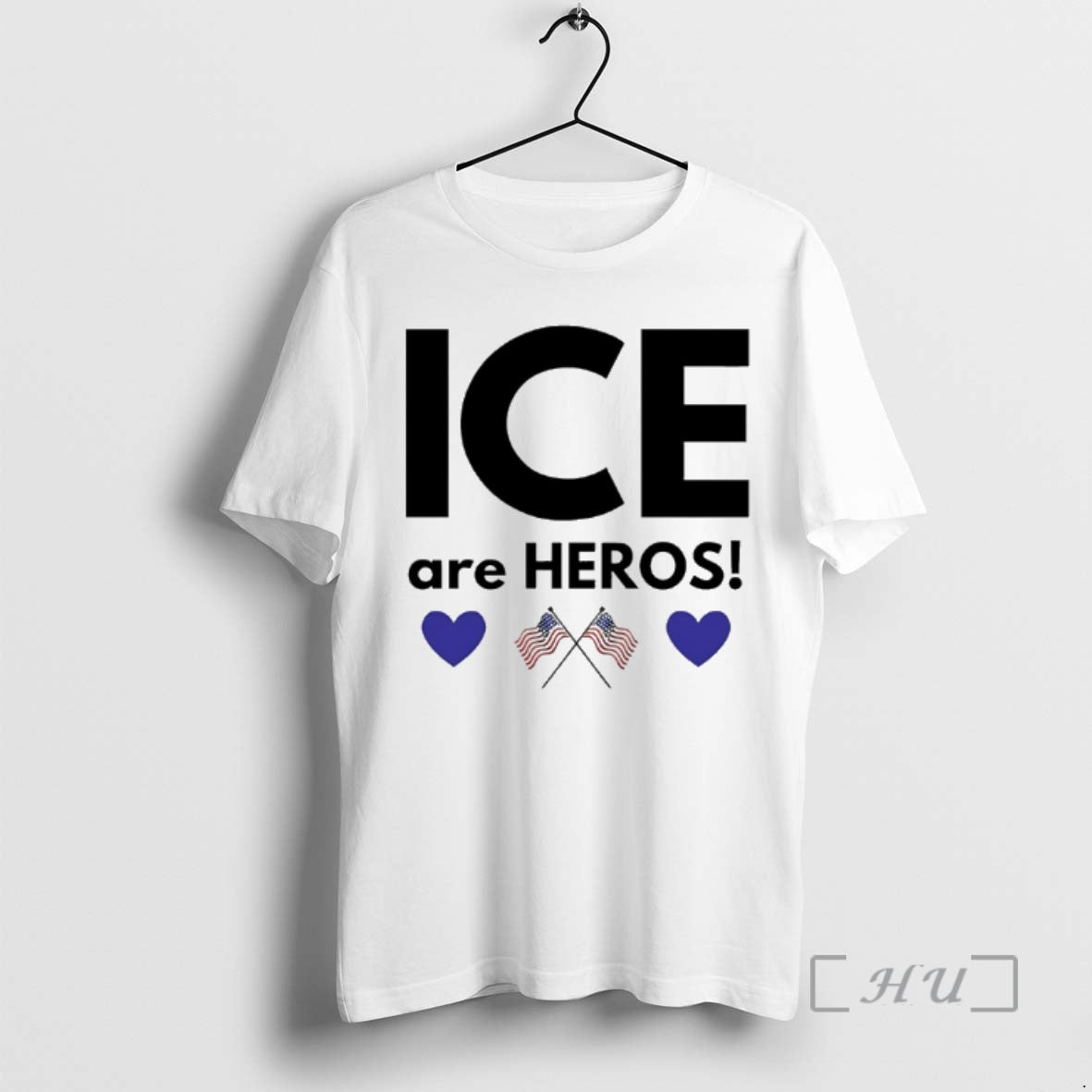 Trending Ice Are Heroes American Flag T-Shirts, Hoodie, Sweatshirt | PodTeesHub.com